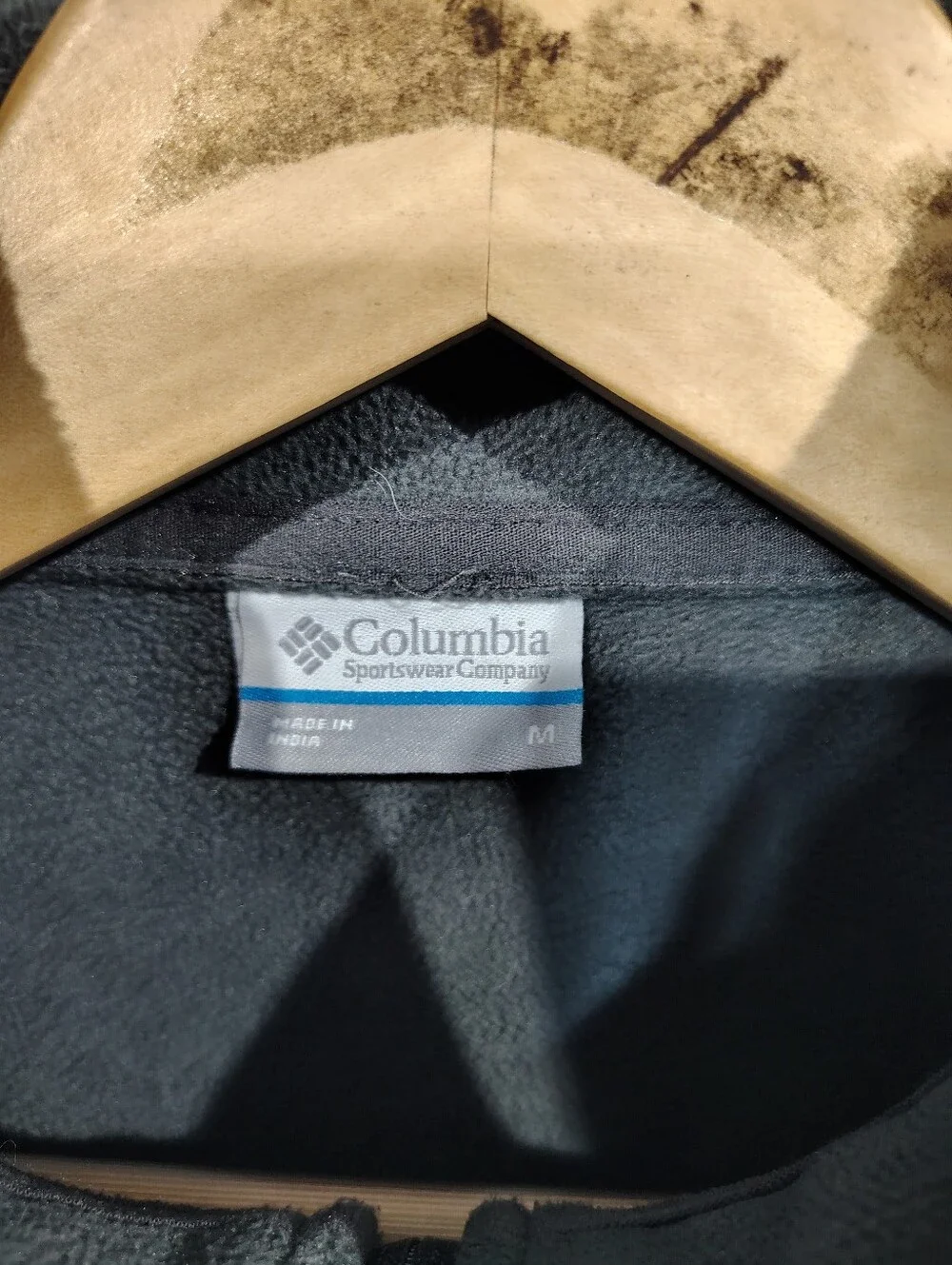 Columbia Boys M 10/12 Softshell Jacket Fleece Lot 2pc Bowen Lake Steens Gray
